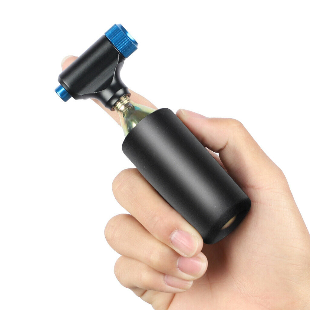 Bicycle Pump Nozzle Hose Valve Connector Adapter Head Pumping Part Blue