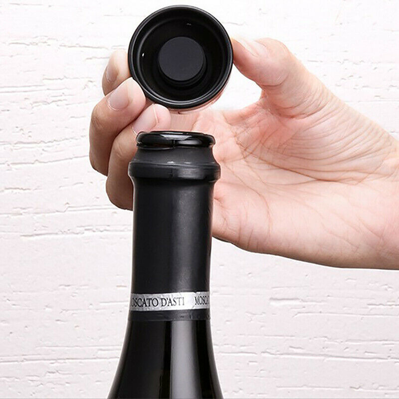 3pcs Vacuum Red Wine Bottle Cap Stopper Silicone Sealed Champagne Bottle Stop XC