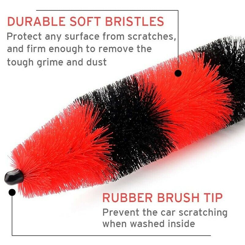13 Pcs Car Wheel Brush Set, Car Detailing Kit, 17Inch Long Soft Wheel Brush,B8Q4