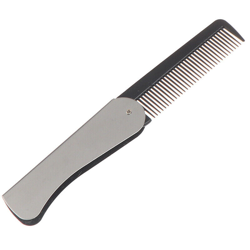 Portable Hair Comb Brush Foldable Massage Hair Comb Folding Hairdressing Too Tt