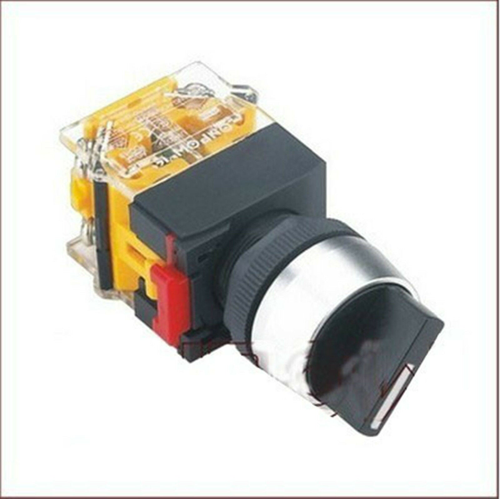 1PCS 22mm round selector select switch 3 position momentory 2 NO A3Y