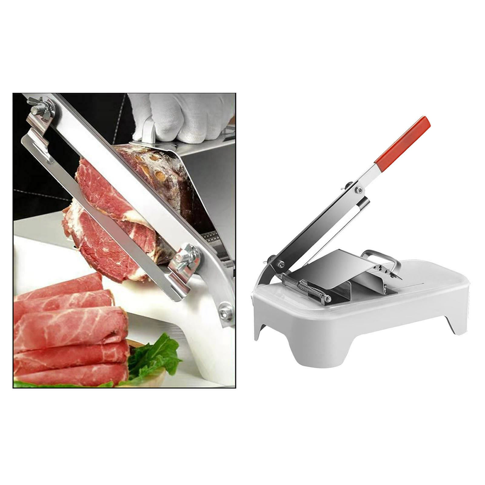 Home Stainless Steel Manual Beef Frozen Meat Slicer Cutter Slicing Machine