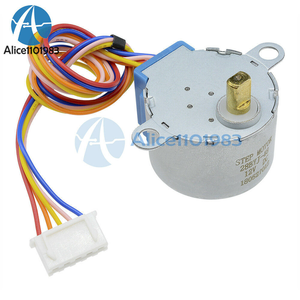 10PCS 28BYJ-48 Valve Gear Stepper Motor DC 5V 4 Phase Step Motor module Arduino