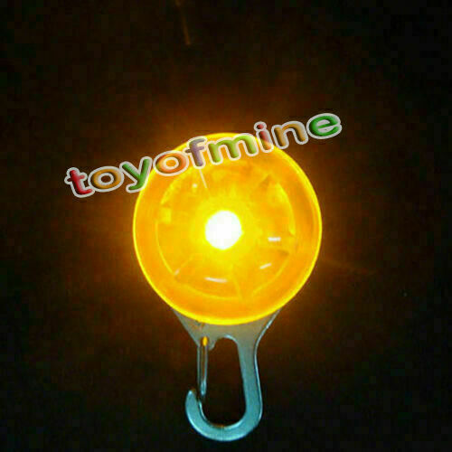 5XChic Fabulous Pet Dog Cat Puppy LED Flashing Collar Safety Night Light Pendant
