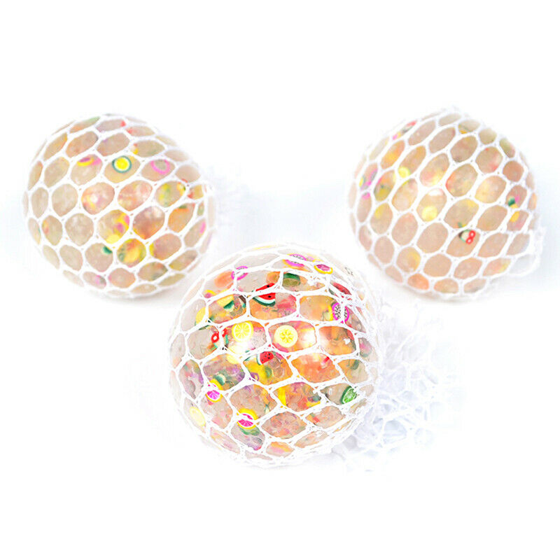 Anti-Stress Squish Ball Funny Fruit Slice Squeeze Ball Kids Stress Relif .l8