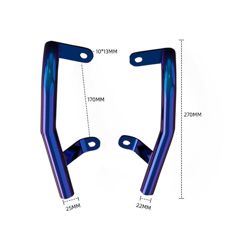 Motorcycle Electric Scooter Rear Armrest Shelf Luggage Bracket Tail Wing Rack