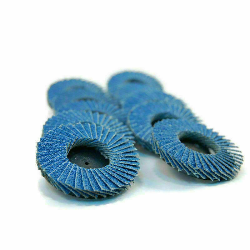 10 PiÃ¨ces 2'' 60 Cran Rabat PonÃ§age Disque Roues Type R Roloc FiletÃ© Facile Lock
