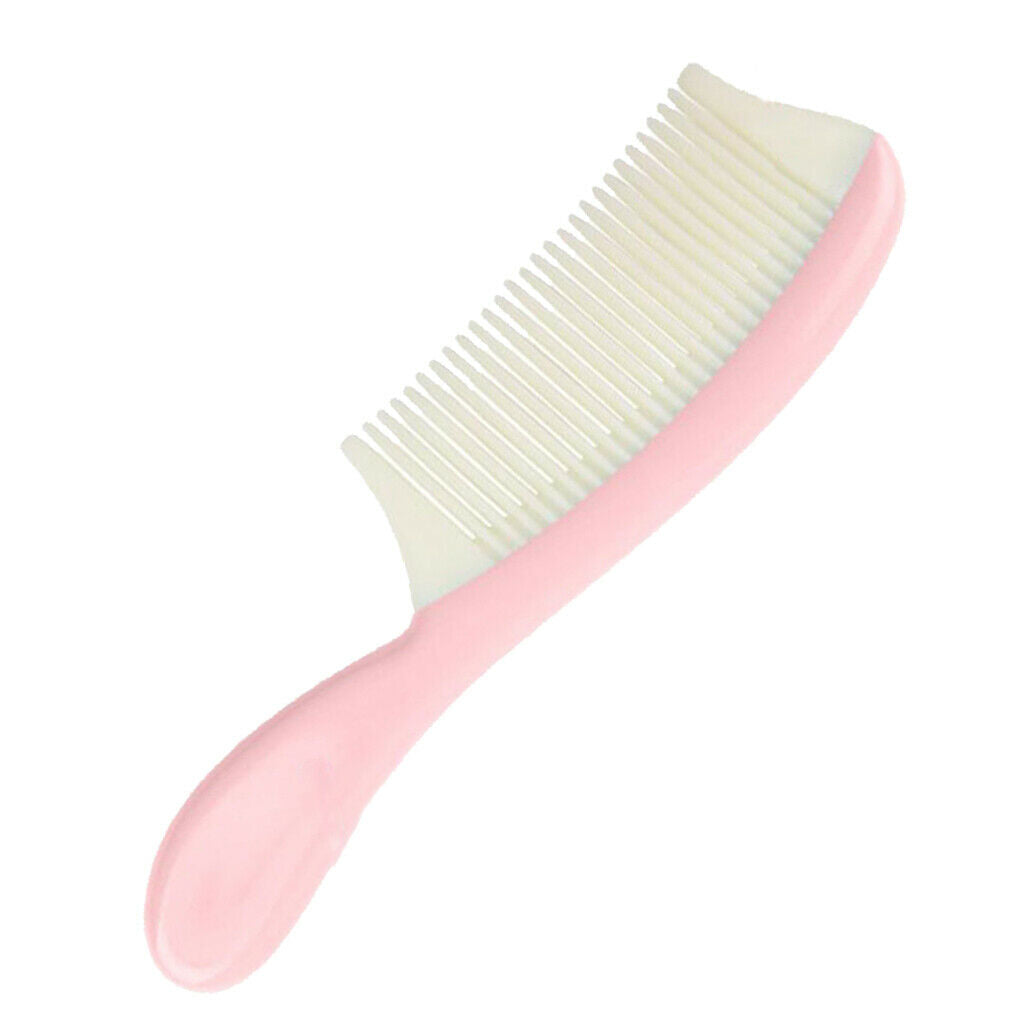 Plastic Detachable Fine Tooth Detangling Hair Comb No Static Comb Pink