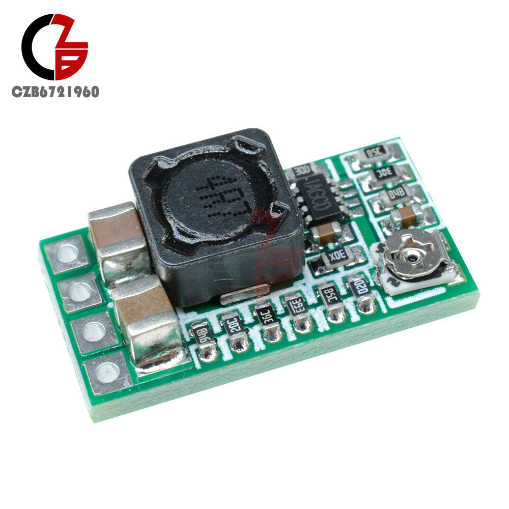 2PCS DC-DC 12-24V to 5V 3A Adjustable Step down Power Module Buck Mini Converter