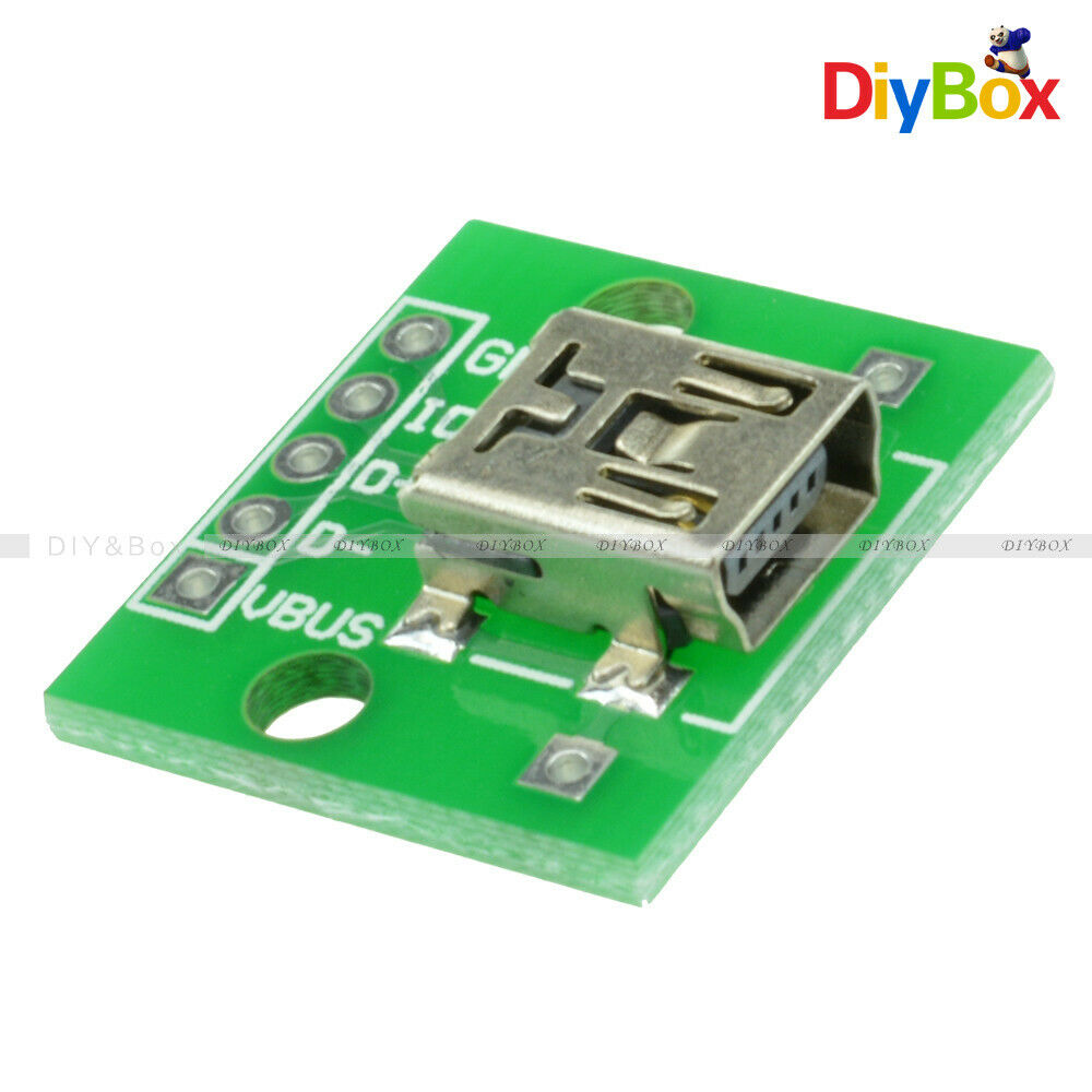 10PCS Mini USB to DIP Adapter Converter 2.54mm PCB Board DIY Power Supply Module