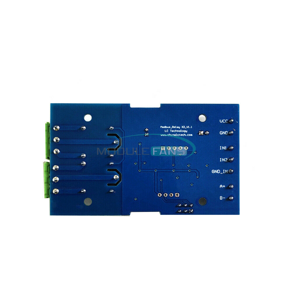 DC7-24V 2-Channel Relay Module RTU Switch Input And Output RS485/TTL
