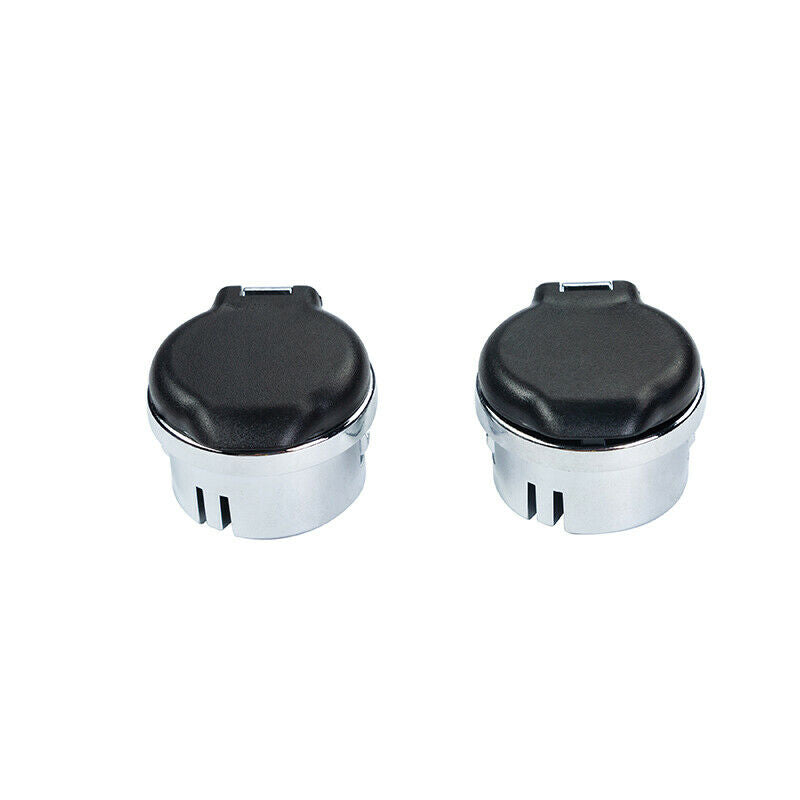 2pcs Dash Power Outlet Cover Accessories For Silverado Sierra Tahoe 2007-2013