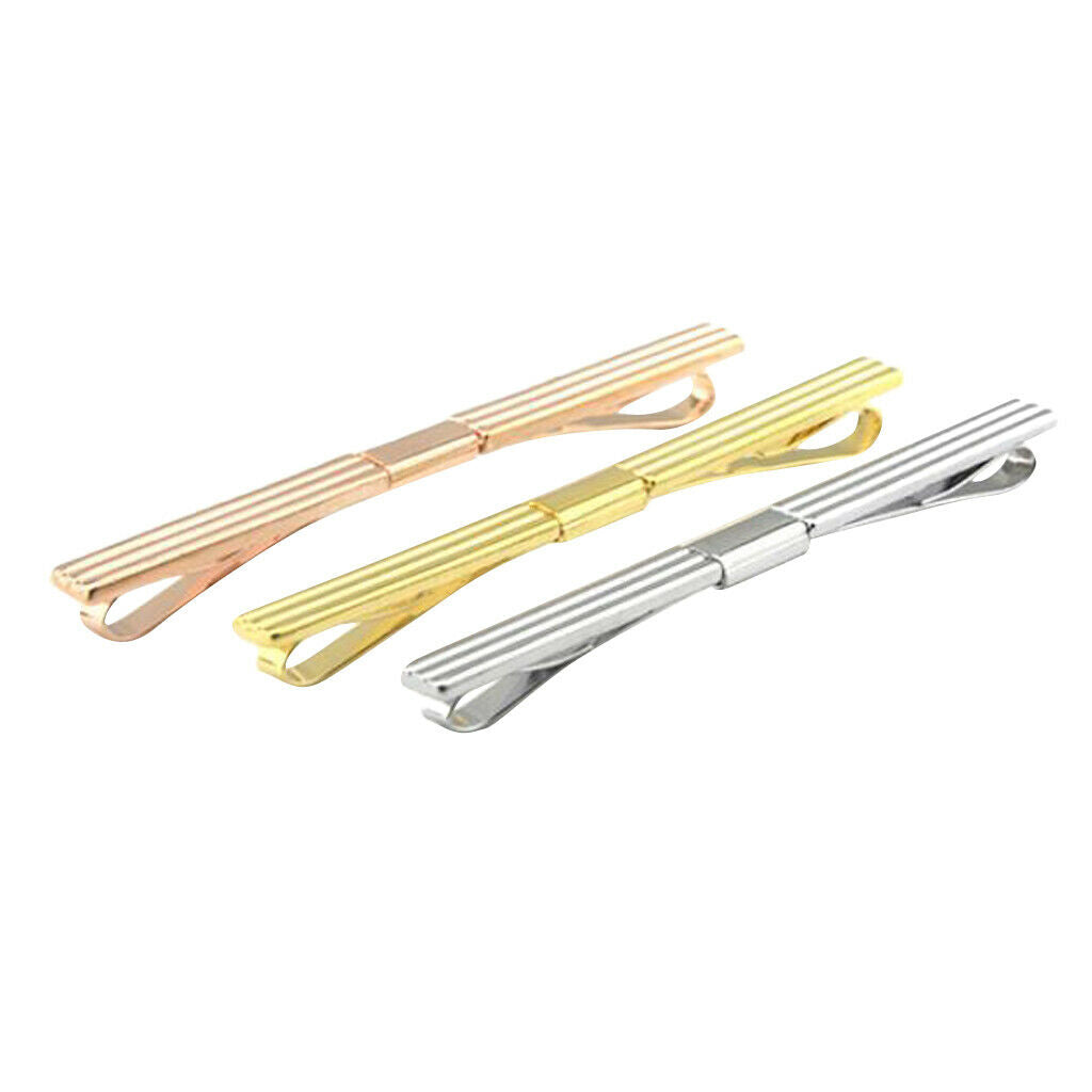 3 pieces tie clip / tie pin for tie in a gift case,