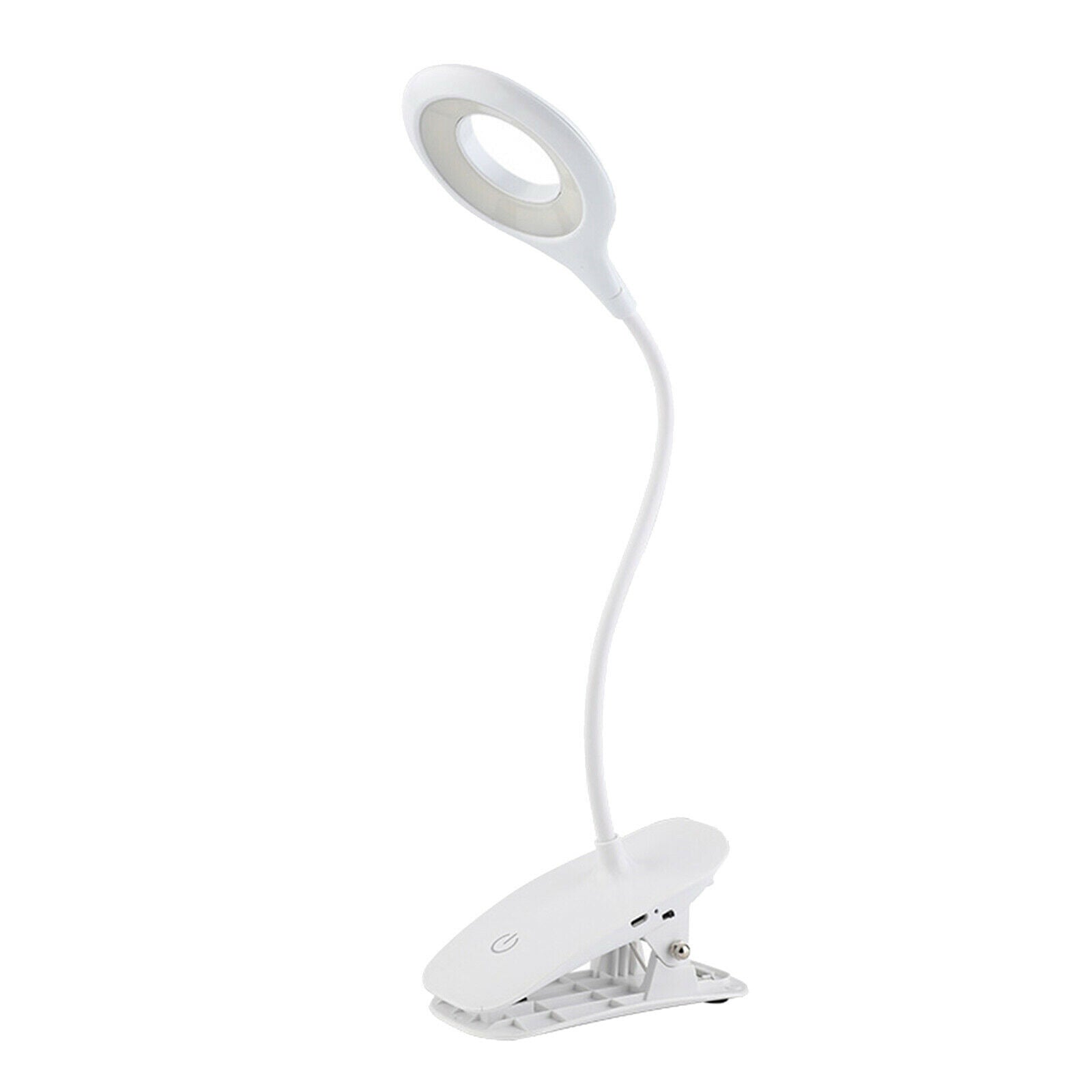 Flexible Reading Light USB Clip On LED Touch Desk Table Bed Headboard Lamp