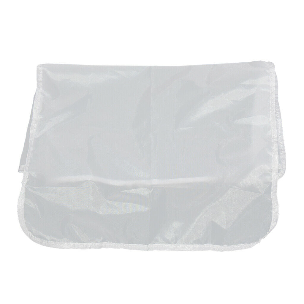 4X Plastic Cover For Back of Chair In Hairdressing Hair Salons 48x43cm White