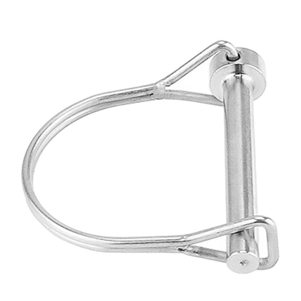 6.3x50mm Spring Locking Pin Safety Coupler Pin For Trailers Sailing Hardware
