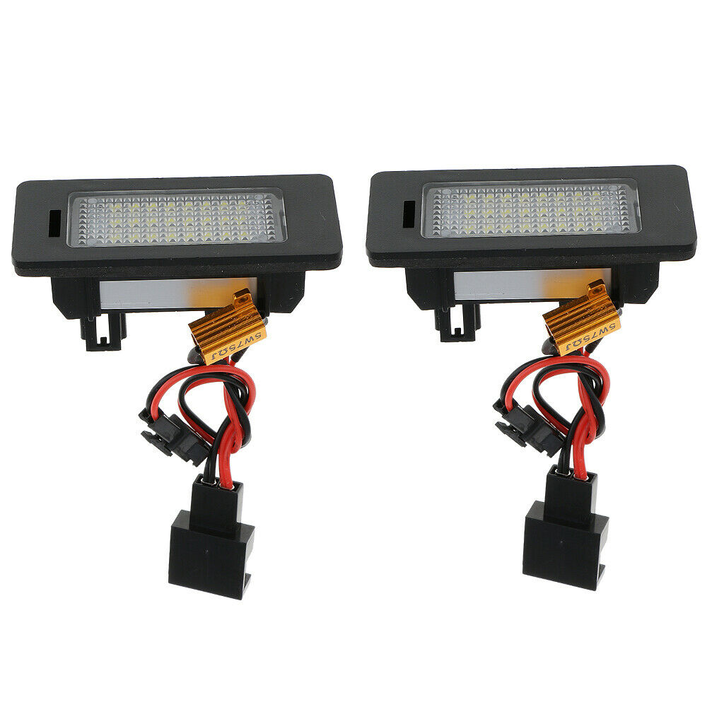 for GOLF & GTI Beetle Scirocco 24LED License Plate Lamp Pair