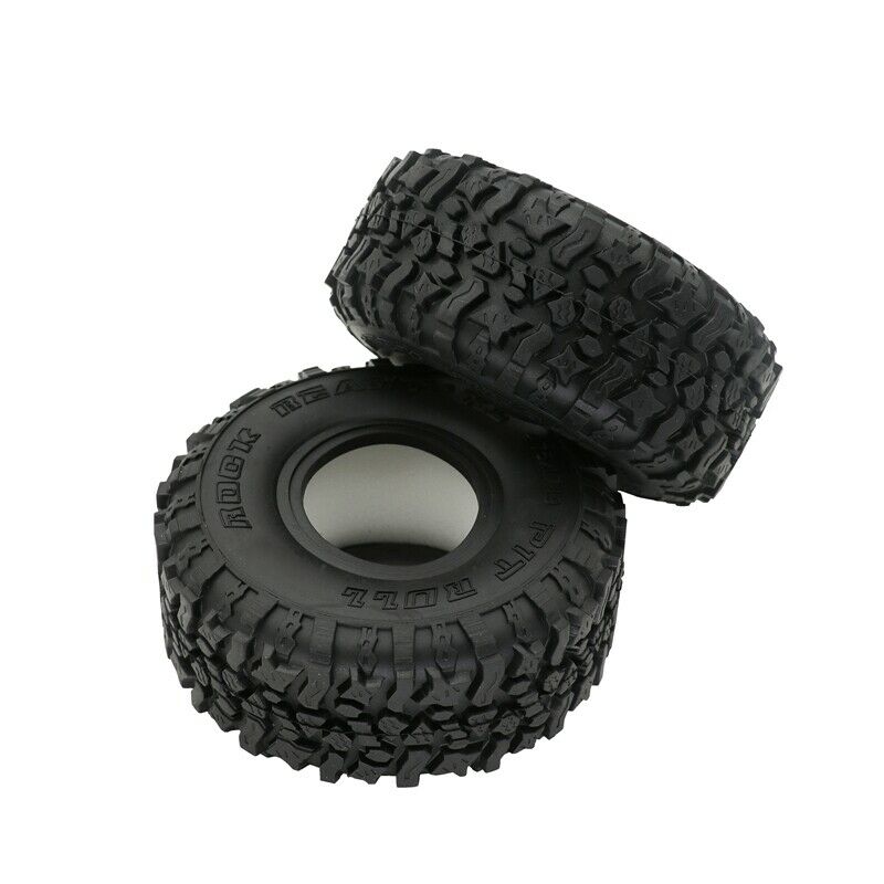 4PCS 120MM 1.9Inch Rubber Tyres Wheel Tires for 1/10 RC Rock Cler Axial SCX10 Z6