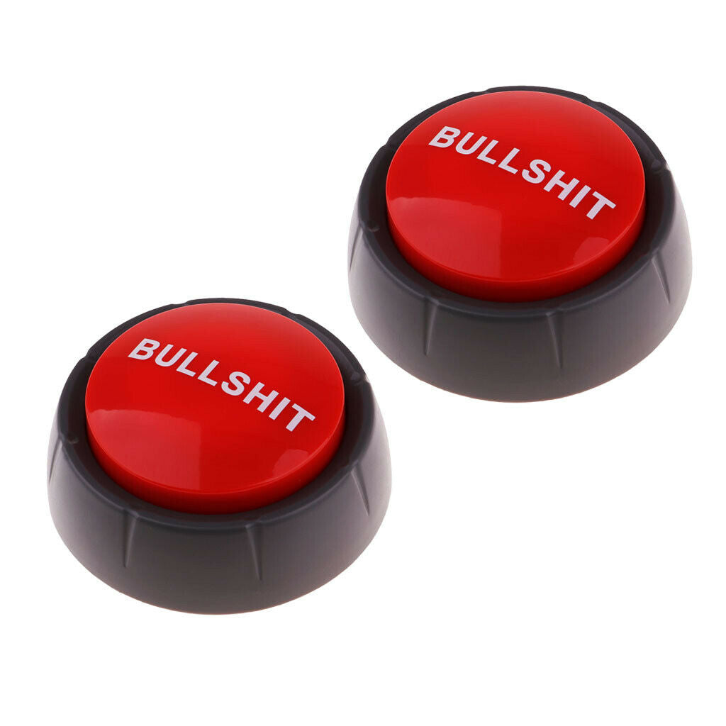 Talking Bullshit Kids Push Button Sound Box - 2 Pack