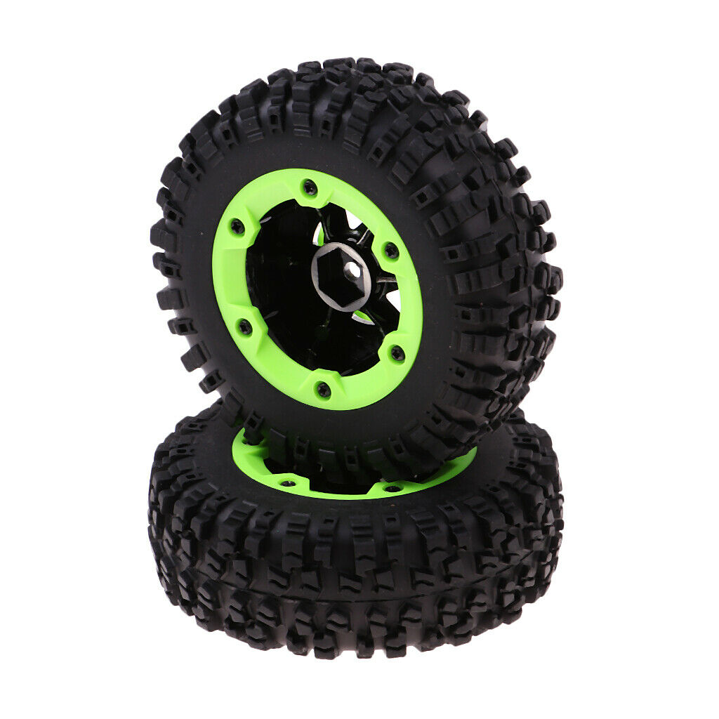 2 Pcs. 1/12 RC Car Tire Rim Replacement Tire For Wltoys 12428-0071 RC Car