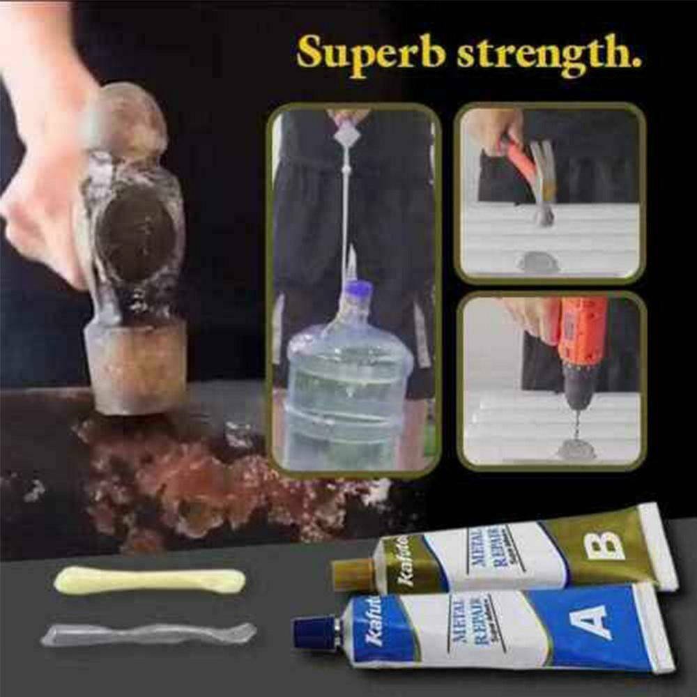 2X Kafuter 60g Industrial Heat Resistance Cold Weld Metal Repair Paste Set