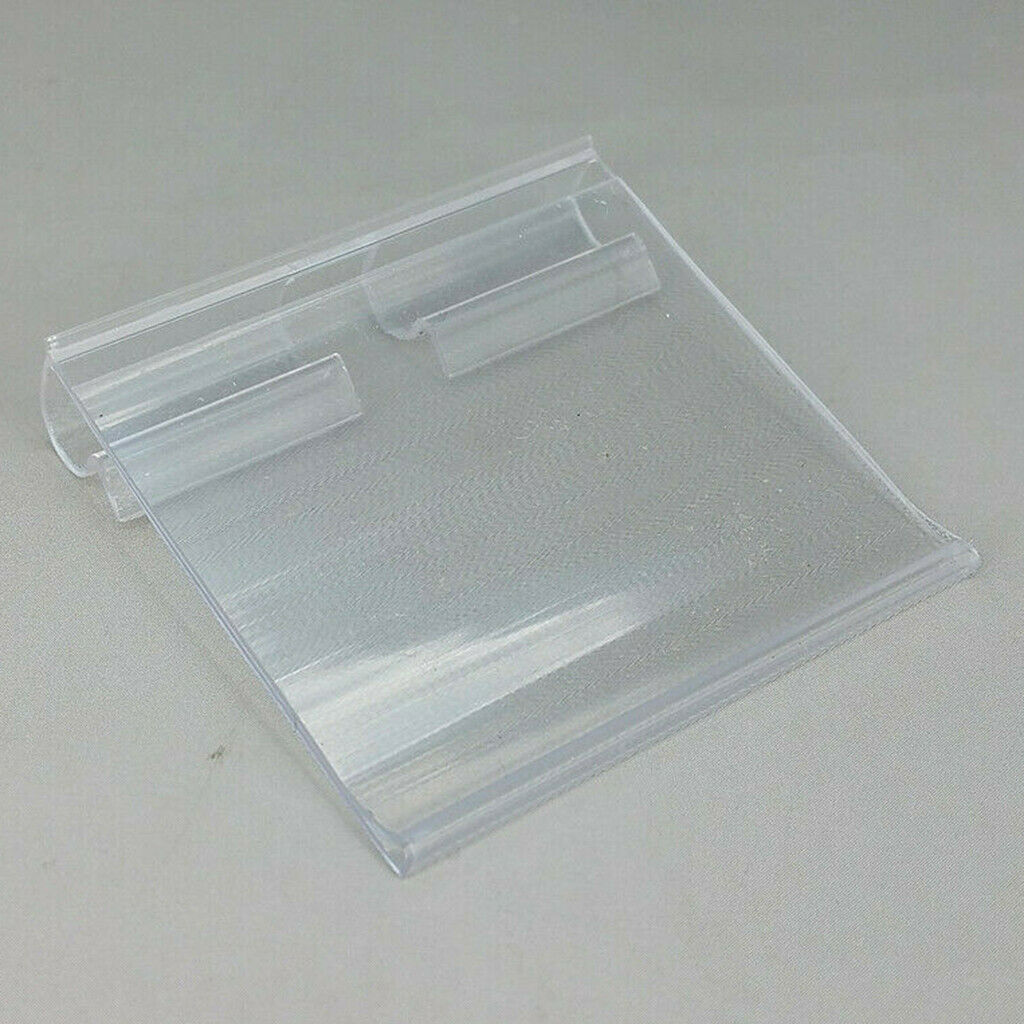 3X Clear Plastic Label Holder Retail Price Tag Label Holder 60x42mm