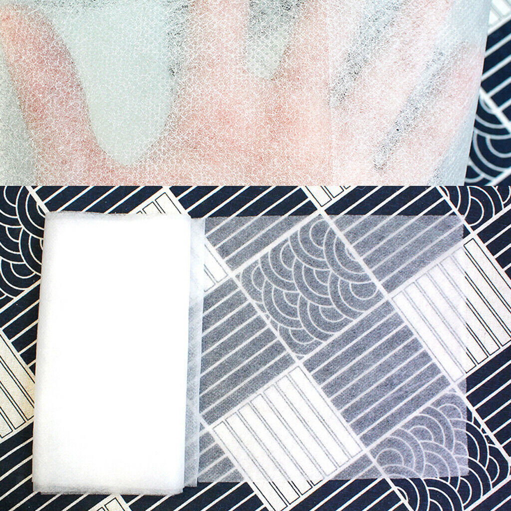 Dustproof 5M Length Non-Woven Fusible Fabric Apparel Sewing DIY Material