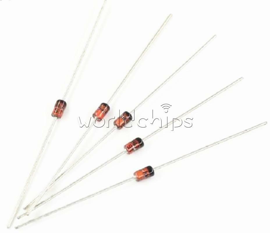 50PCS IN4749 1N4749A 1N4749 ZENER DIODES 24V 1W DO-41 New
