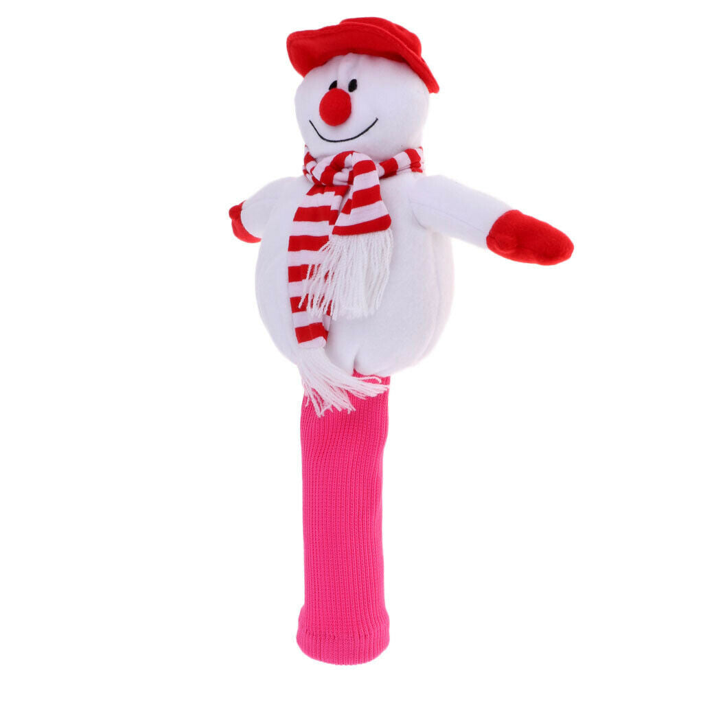 Authentic Snowman Golf Driver Woods Headcover Large Plush No.1 Head Covers