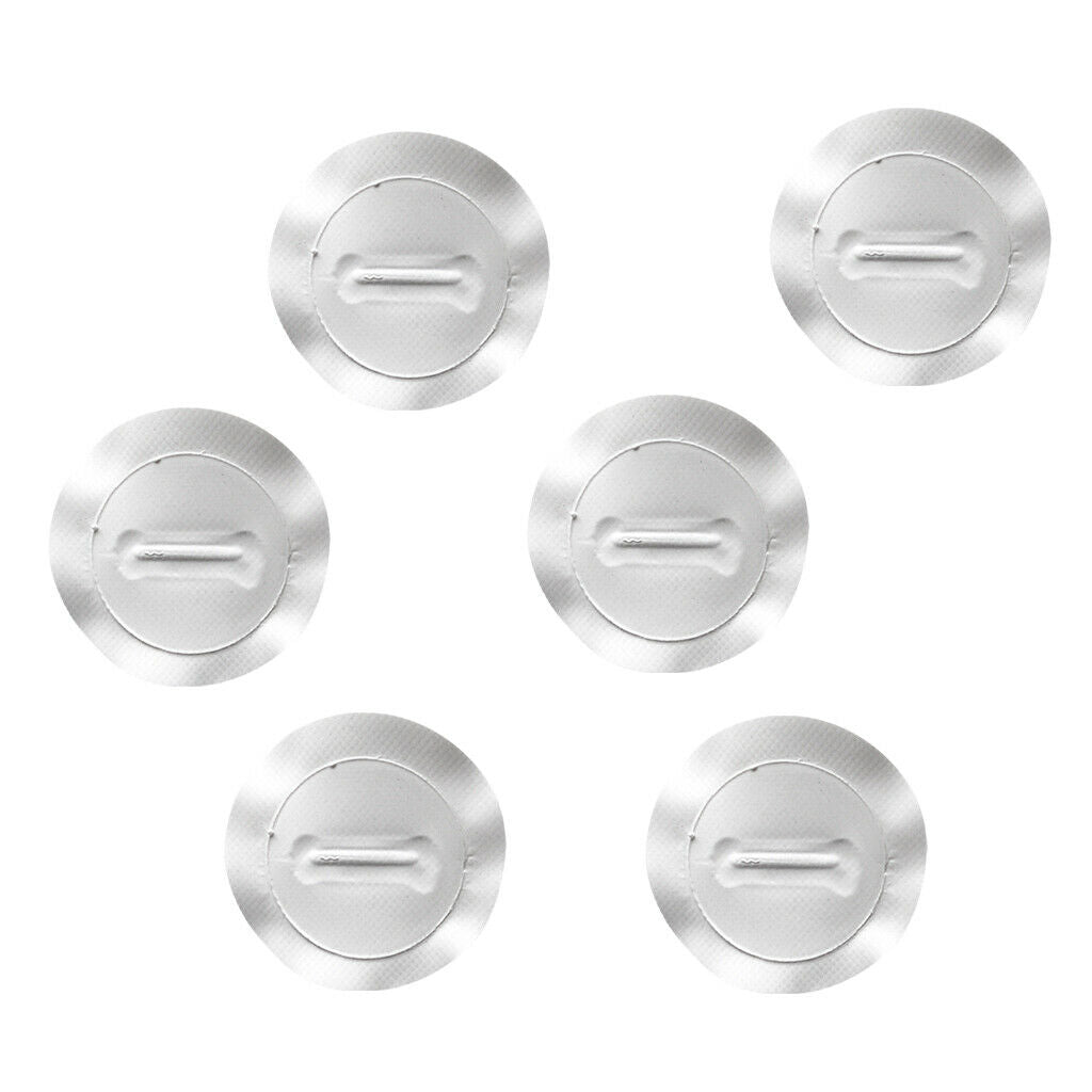 6Pieces 316 Stainless Steel D-ring Pad/Patch for PVC Inflatable Boat Kayak