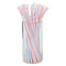 Disposable Drinking Straws Bendy Stripped Straws for Restaurant Barbecues
