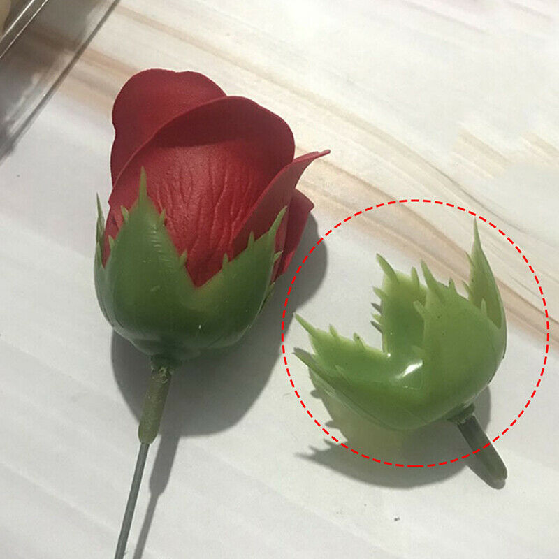 100Pcs Artificial Flower Stub seat Paper Craft Decor soap Holding flowers stFCA