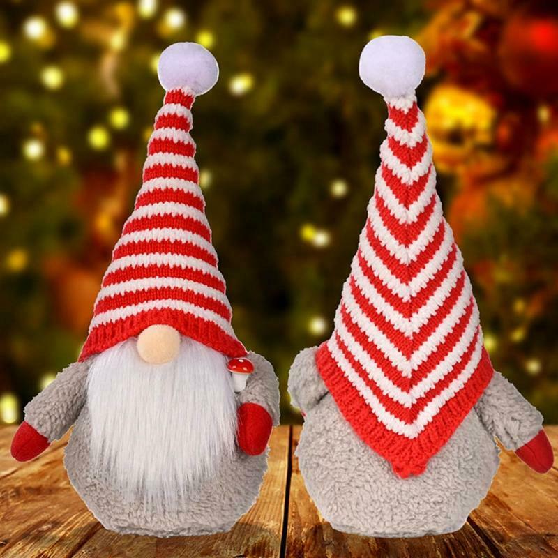1x Holiday Gnome Handmade Swedish Tomte Christmas Elf Ornaments Farmhouse Decor