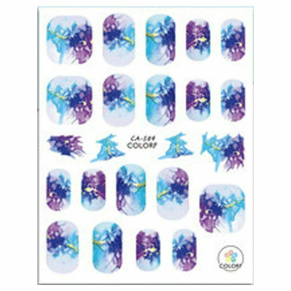 Easy To Use Nail stickers Geometrics Decoration Leaves And Flower Images
