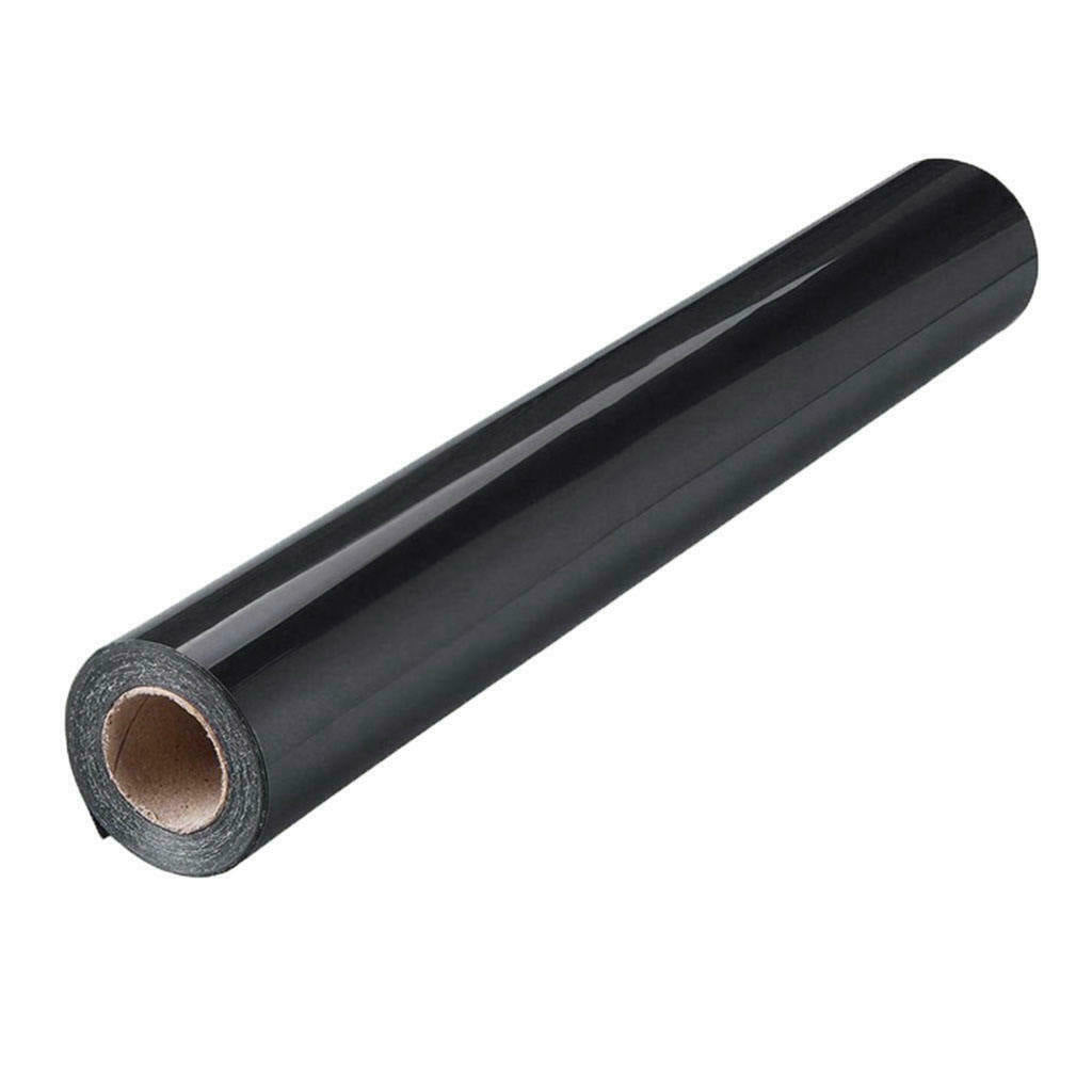 Black Vinyl Foil Adhesive Foil Iron-on Transfer Paper Transfer Foil Textile Foil