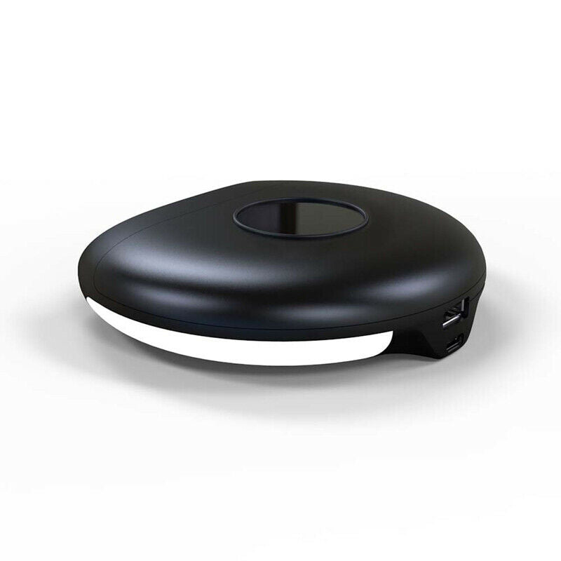 Multifunctional Wireless Charger Bedside Lamp Light with Clock Alarm Home Office