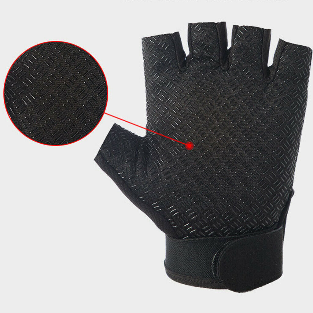 Cycling Gloves Fingerless Workout Fishing Fitness Climbing Sport Gym Glove