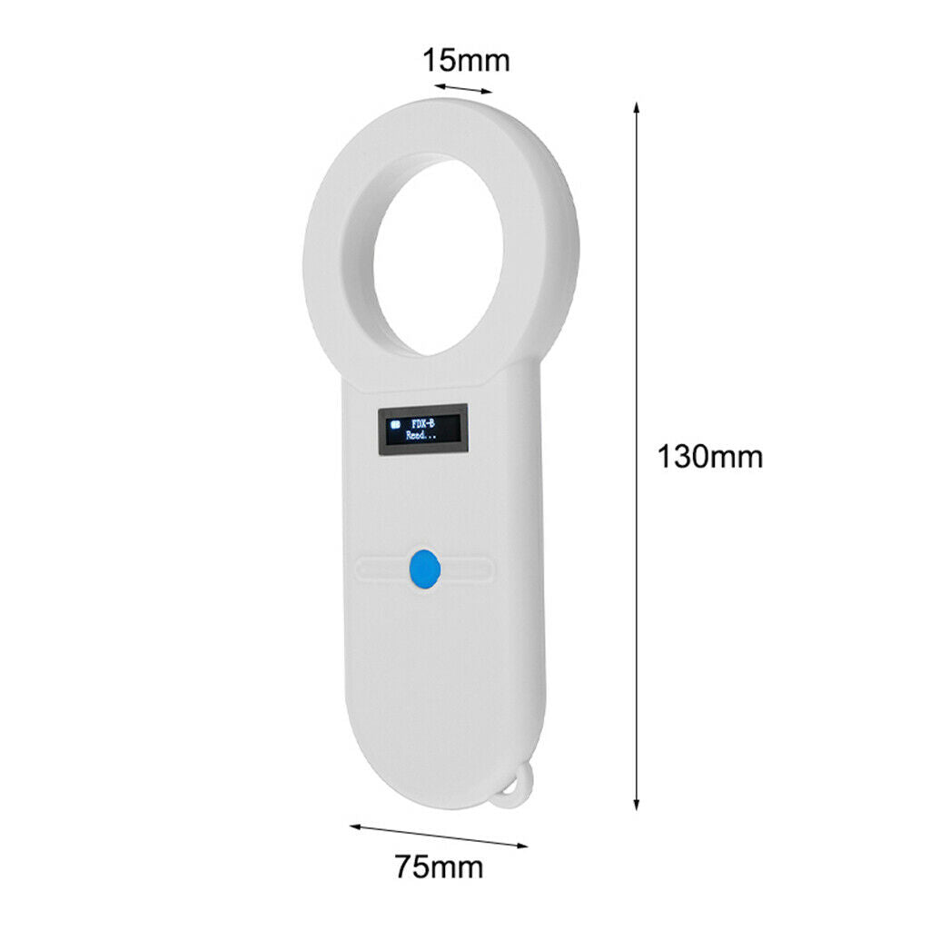 Portable Pet Chip Scanner EMID Reader ISO11784/85 FDX-B for Dogs Cats Pig