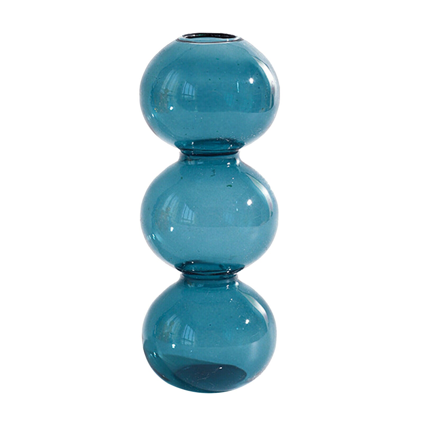 4Pcs Glass Flower Vase Table Hydroponics Plant Container Bud Pot Home Decor