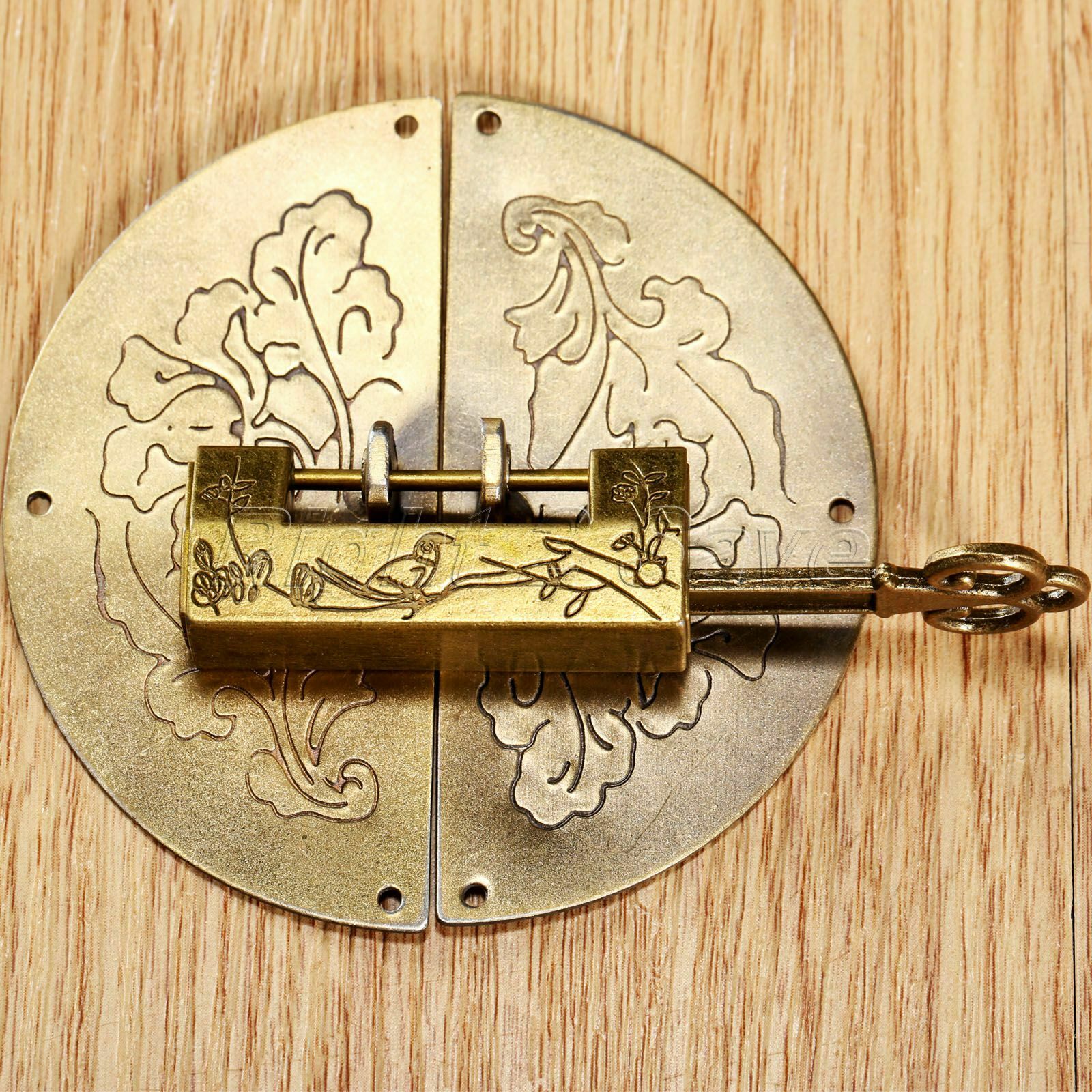 Chinese Old Style Decorative Furniture Retro Lock Kit Pull Handle Door Knock