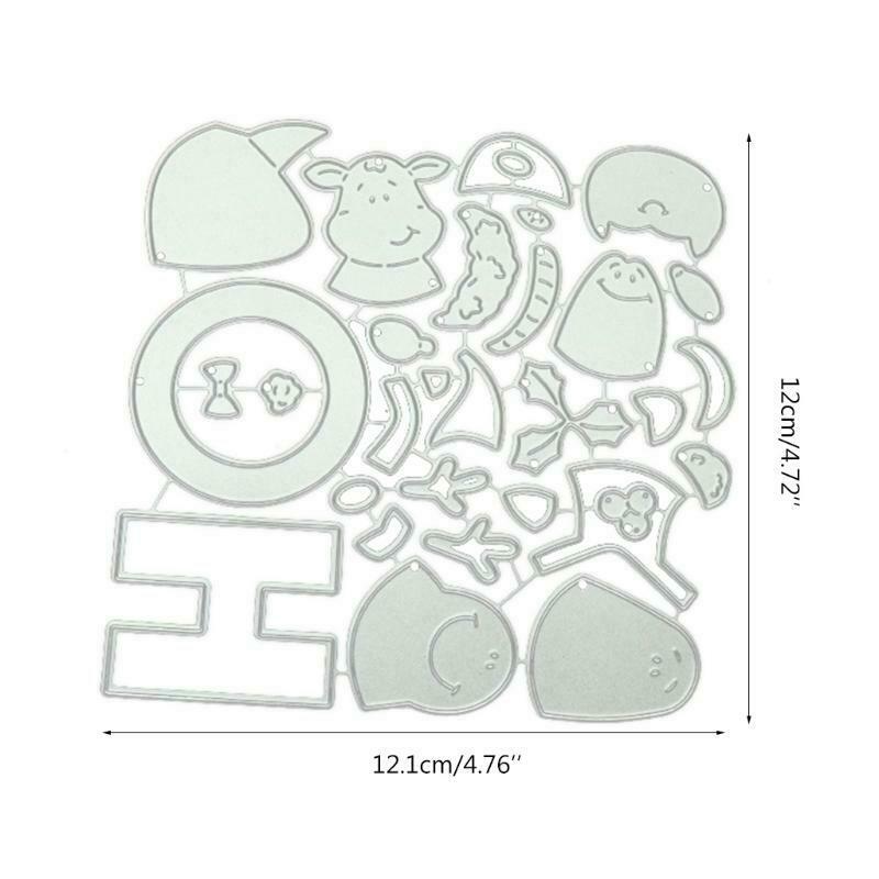 Deer Penguin Metal Cutting Dies Scrapbooking Stencils DIY Paper Card Decor