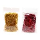 2 Tinsel Shredded Paper Filler Color DIY Gift Wrap