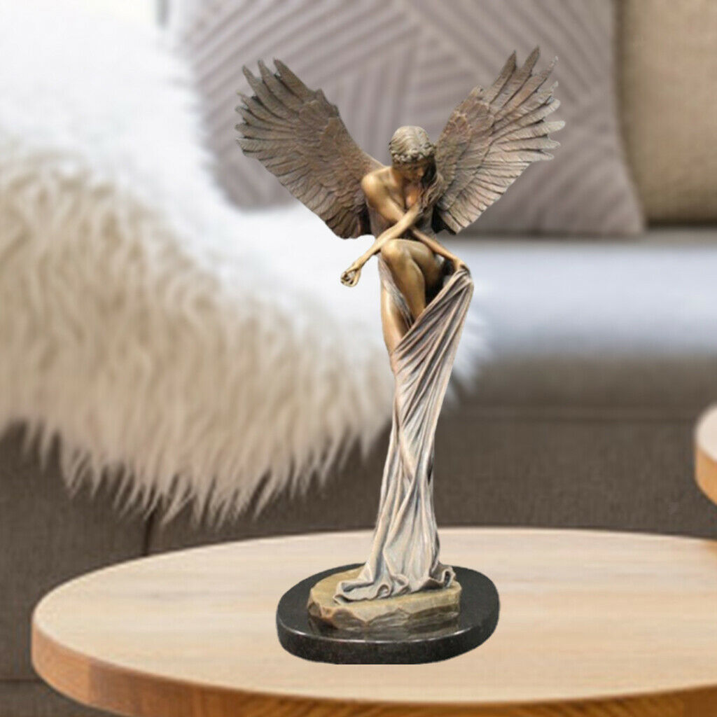 Redemption Angel Statue Photo Props Living Room Church Decorative Ornaments