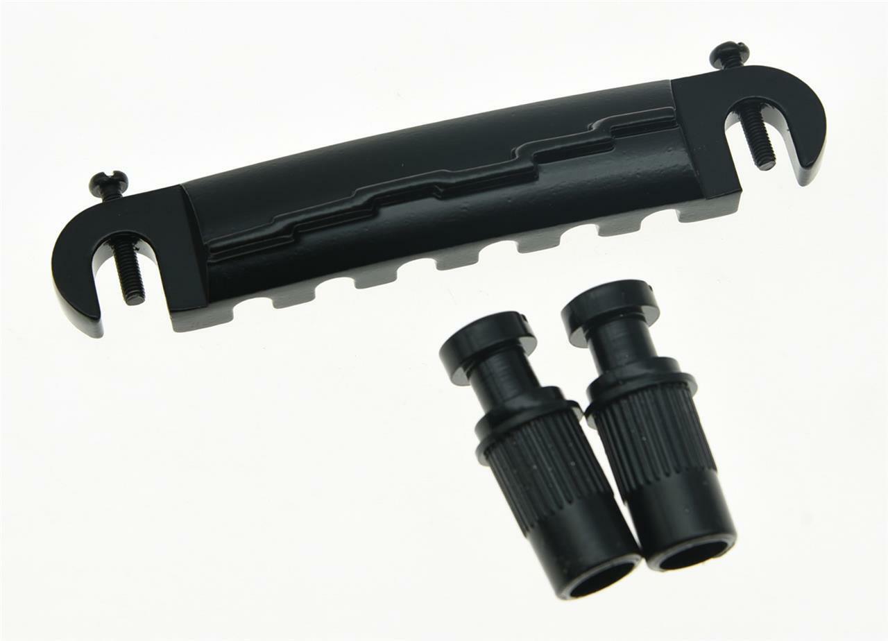 Black Wrap Around Electric Guitar Bridge Fits Epiphone LP Junior