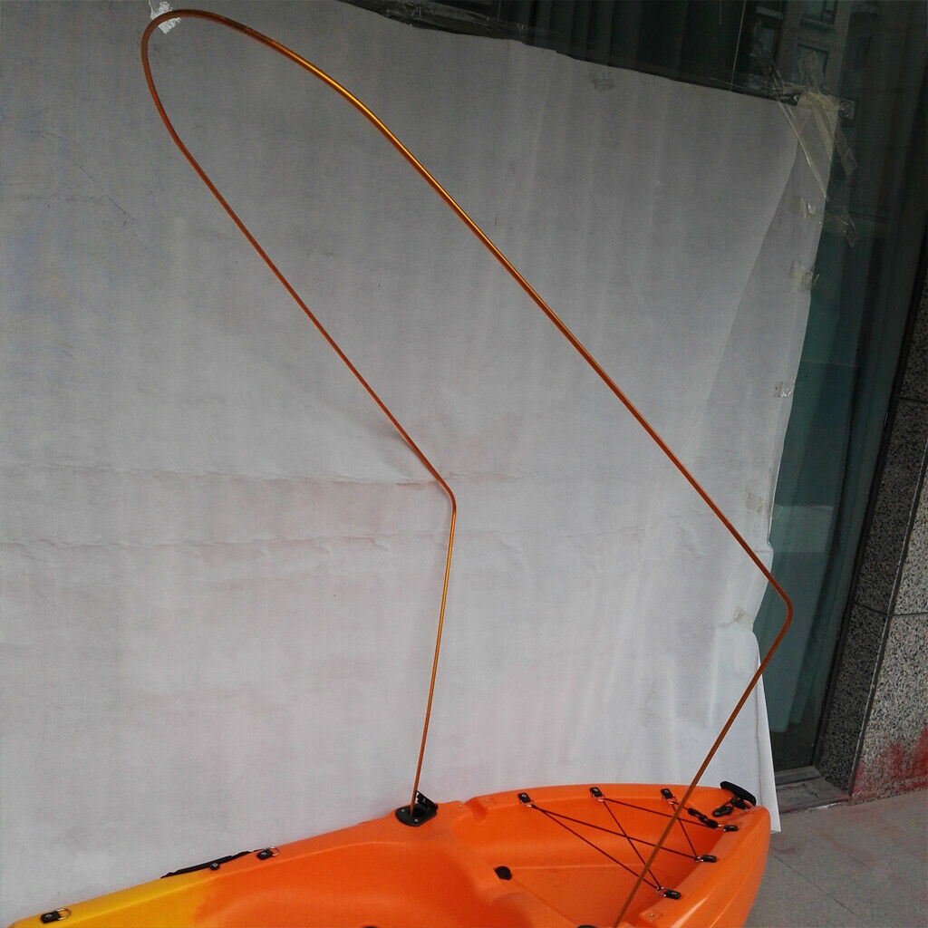 Universal Kayak Canoe Sun Shade Awning Canopy - Orange