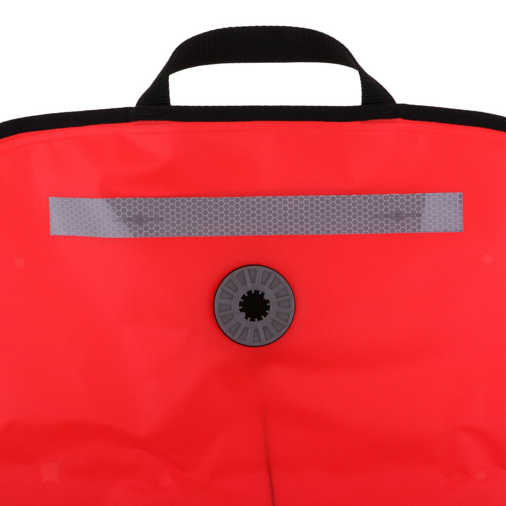 Trident Lift Bag with Dump Valve Gear Underwater Scuba Diving Work 50lbs Red
