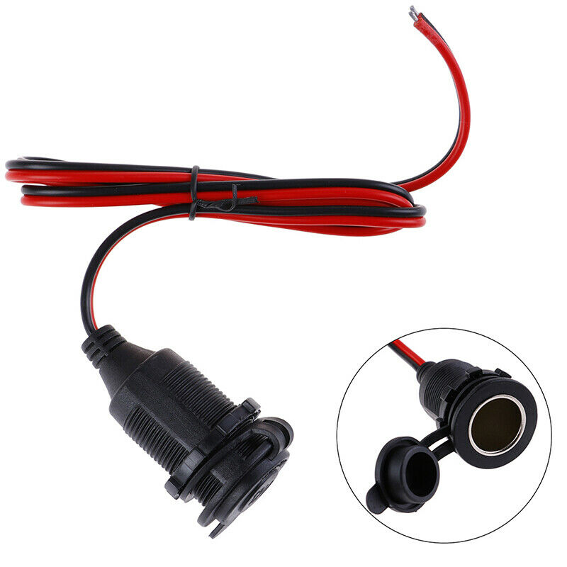 12/24V 5A DC Female C Cig Cigette Lighter Socket Plug Connector Adapter .l8