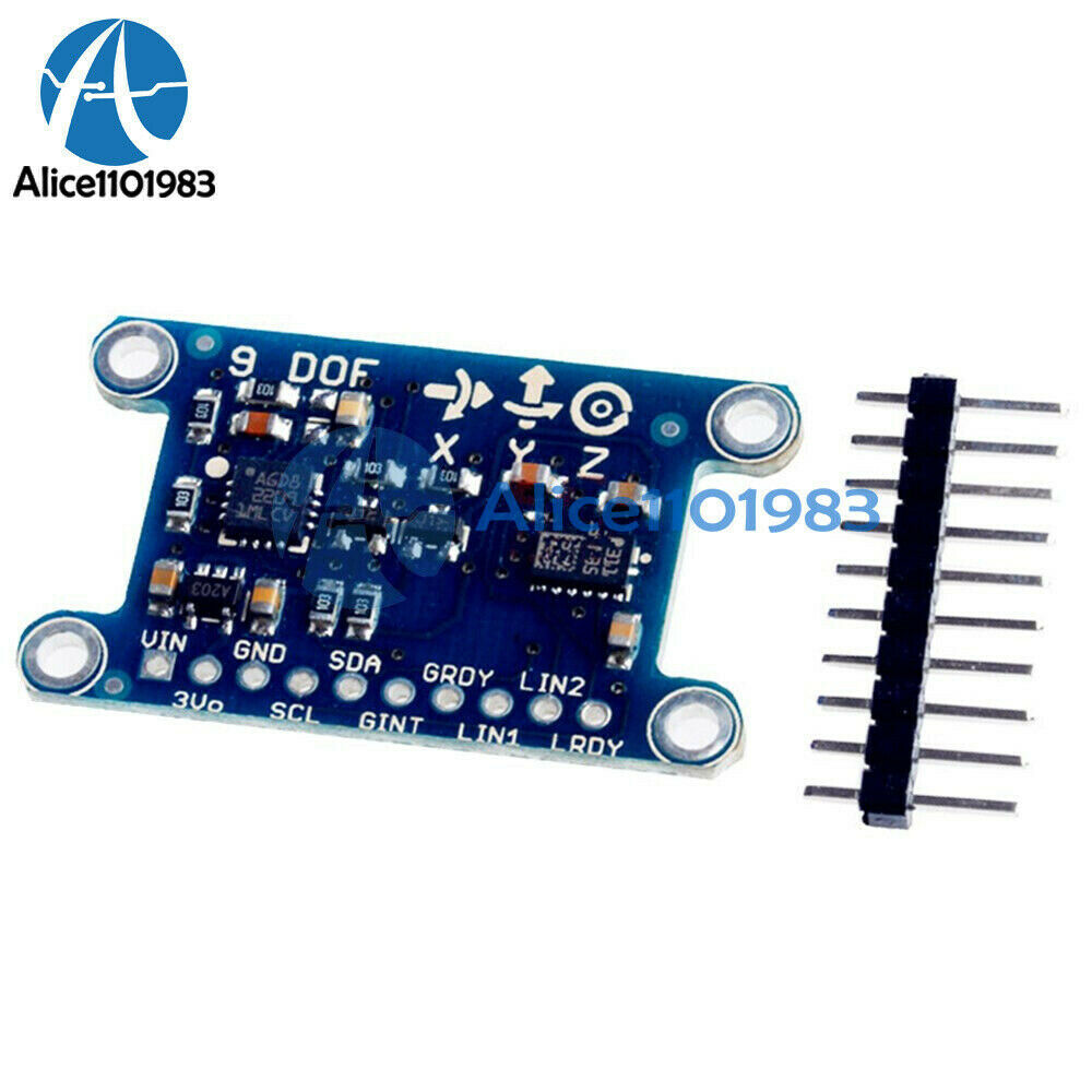 9-Axis IMU L3GD20 LSM303D Module 9DOF Compass Acceleration Gyroscope for Arduino
