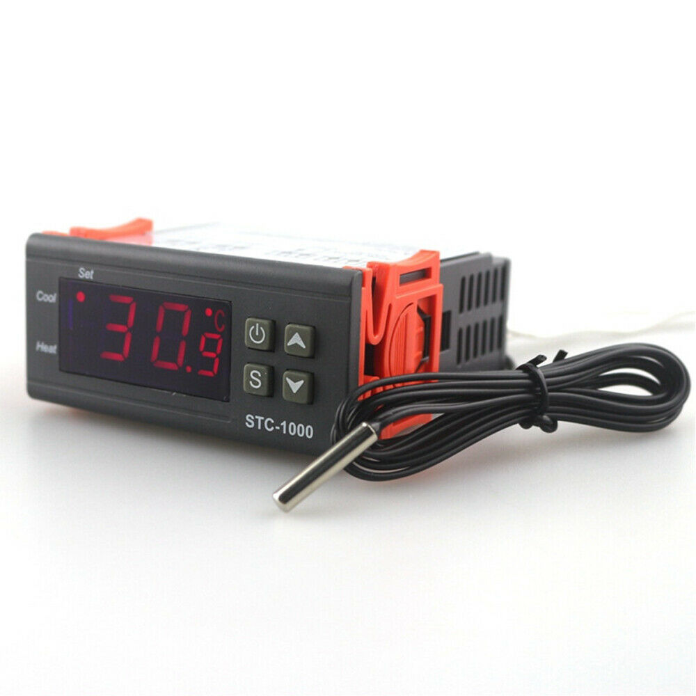 LED Digital Thermostat Incubator Two Relay Output Temperature Controller