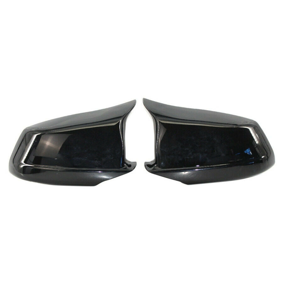 Glossy Black Door Side Wing Mirror Cover Cap For BMW 5Series F10/F11/F18 2011-13